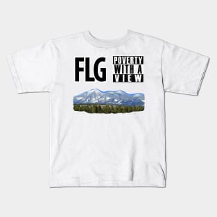 Funny Flagstaff Memes "Poverty with a View" Kids T-Shirt